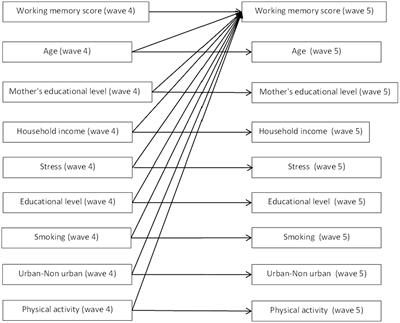 Association between poverty, low educational level and smoking with adolescent’s working memory: cross lagged analysis from longitudinal data